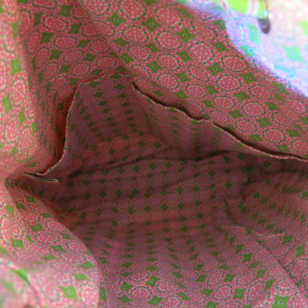 Vera Bradley Drawstring Backsack Retired Print Pi… - image 5